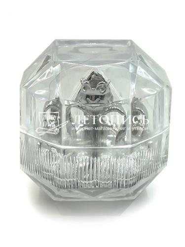 Подсвечник церковный металлический серебро с ручками, подсвечник для свечи религиозный, d - 8 мм под свечу (Арт. 19663) фото 2