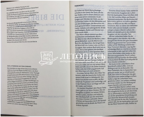 Библия на немецком языке, классический перевод Лютера (арт.11047) фото 4