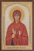 Икона "Святая пророчица Анна" (оргалит, 90х60 мм)