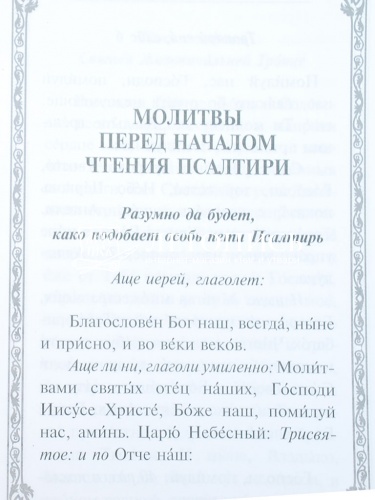 Псалтирь (крупный шрифт) (Арт. 18932) фото 4