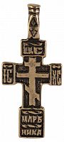 Крест «Царь Славы» №5 из латуни (арт. 12538)