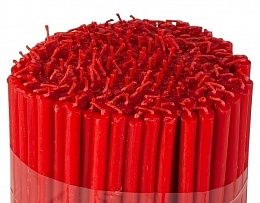 Свечи восковые Козельские красные № 40, 2 кг (церковные, содержание воска не менее 40%)