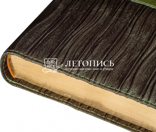 Библия в тканевом переплете, синодальный перевод, золотой обрез (арт. 09630) фото 3