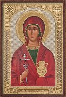 Икона "Святая великомученица Анастасия Узорешительница" (оргалит, 90х60 мм)