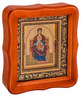 Икона Божией Матери "Освободительница" в фигурной деревянной рамке