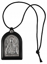 Икона автомобильная "святой Николай Чудотворец и Ангел-Хранитель" (подвесная)