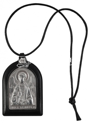 Икона автомобильная "святой Николай Чудотворец и Ангел-Хранитель" (подвесная) фото 2