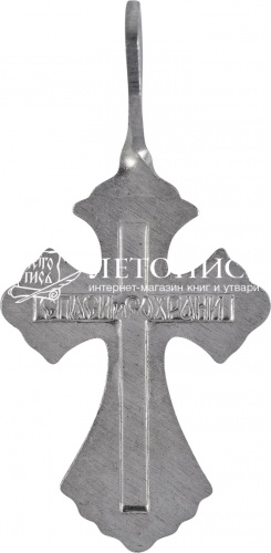 Крест нательный металлический, (цвет «серебро»), 10 штук (арт. 09011) фото 3