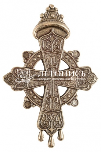 Распятие "Крест дома Романовых" из латуни (арт. 10559) фото 2