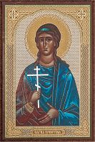 Икона "Святая мученица Христина" (оргалит, 90х60 мм)