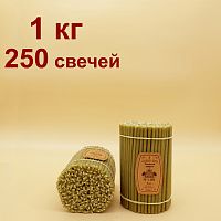 Свечи восковые Золотая Марка № 100, 1 кг (церковные, содержание пчелиного воска не менее 70%)