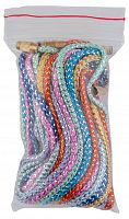 Гайтан люрекс на закрутке (разноцветный, 1,5 мм., 45 см., 10 шт)