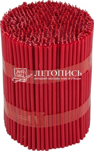 Красные восковые свечи "Калужские" № 80 - 2 кг, 400 шт., станочные фото 3