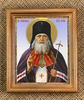 Икона святитель Лука Крымский (двойное тиснение, 155х130 мм, арт. 17161)
