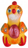 Пасхальная игрушка-свисток "Цыпленок" керамическая (арт. 13454)