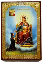 Икона Божией Матери "Вечная Радость" (оргалит, 90х60 мм)