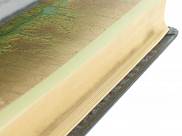 Библия в гибком переплете с металлическим шильдиком, синодальный перевод, канонические книги Ветхого Завета. Золотой обрез (арт.17399)