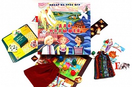 «Для малышей» набор из трех настольных игр: «День Ангела», «Детское православное лото» и «Ноев ковчег»