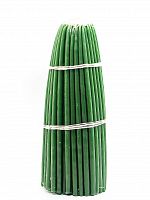 Свечи восковые конусные, маканые, зеленые № 20, 100 шт, 17 см, диаметр 8 мм, с медовым ароматом