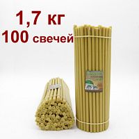 Свечи восковые Саровские № 20, 1,7 кг (церковные, содержание пчелиного воска не менее 60%)