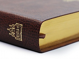 Библия в современном русском переводе (переплет из экокожи, золотой обрез) (Арт. 18870)