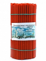 Свечи восковые красные "Дивеевские" № 80 - 1 кг, 200 шт., станочные