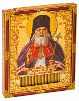 Свечи сорокоустные, восковые, святитель Лука Крымский