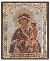 Икона Божией Матери "Воспитание" (оргалит, 120х100 мм)