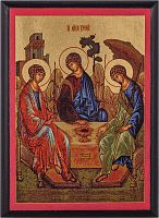 Икона греческая "Святая Троица" (арт. 15461)