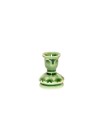 Подсвечник церковный керамический Ландыш зеленый, подсвечник для свечи религиозный, d - 10 мм под свечу