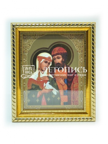 Икона Святые Благоверные Петр и Феврония (арт. 17154)