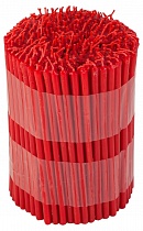 Свечи восковые Козельские красные  №100, 1 кг (церковные, содержание воска не менее 40%)