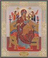 Икона Божией Матери "Всецарица" (оргалит, 210х170 мм)