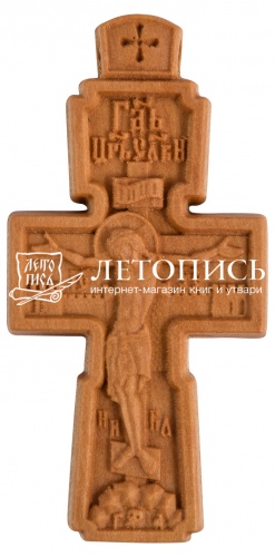 Крест нательный деревянный, светлый (50х25 мм) (арт. 10008)