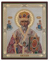 Икона святитель Николай Чудотворец (оргалит, 180х150 мм)