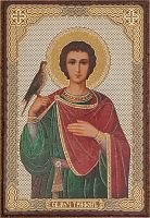 Икона "Святой мученик Трифон" (оргалит, 90х60 мм) (оргалит, 90х60 мм)