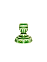 Подсвечник церковный керамический Фонарик зеленый, подсвечник для свечи религиозный, d - 10 мм под свечу