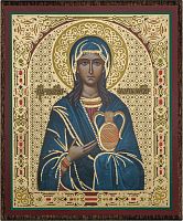 Икона "Святая равноапостольная Мария Магдалина" (на дереве с золотым тиснением, 80х60 мм)