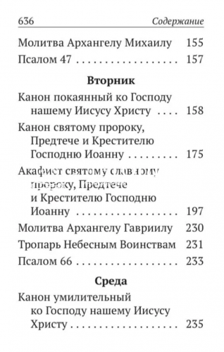 Каноны, Акафисты, Молитвы и Псалмы на каждый день седмицы (арт. 21123) фото 3