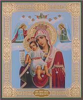 Икона Божией Матери "Достойно есть" (оргалит, 210х170 мм)