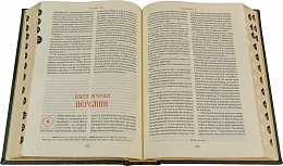 Библия в кожаном переплете, золотой обрез (арт.11042)