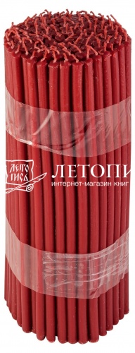 Свечи восковые Козельские красные № 20, 2 кг (церковные, содержание воска не менее 40%) фото 2