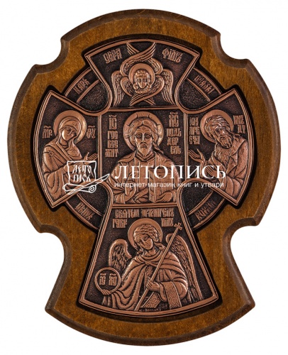 Икона "Крест Новгородский" (медь)
