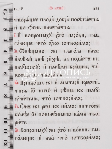Святое Евангелие (на церковнославянском языке) (арт. 21002) фото 5