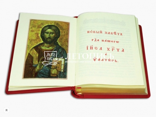 Новый Завет и Псалтирь на церковнославянском языке (кожаный переплет, золотой обрез) (Арт. 02811) фото 3