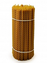 Свечи восковые витые "Башкирские"  №60 0,8 кг. (церковные, содержание пчелиного воска 100%)