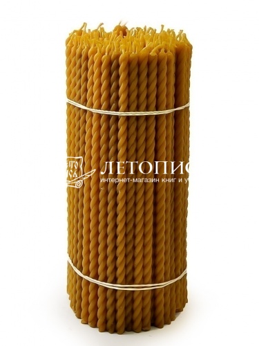 Свечи восковые витые "Башкирские"  №60 0,8 кг. (церковные, содержание пчелиного воска 100%) фото 3