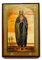 Икона "Святая преподобная Мария Египетская" (оргалит, 90х60 мм)