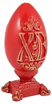 Яйцо Пасхальное из гипса, украшенное росписью и резьбой (арт. 10059)