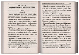 Избранные службы Великого поста (канон Андрея Критского, Мариино стояние, 12 Евангелий, Пассия)